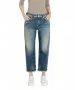 Damen Jeans Straight von MAC in Greenish Tinted Wash