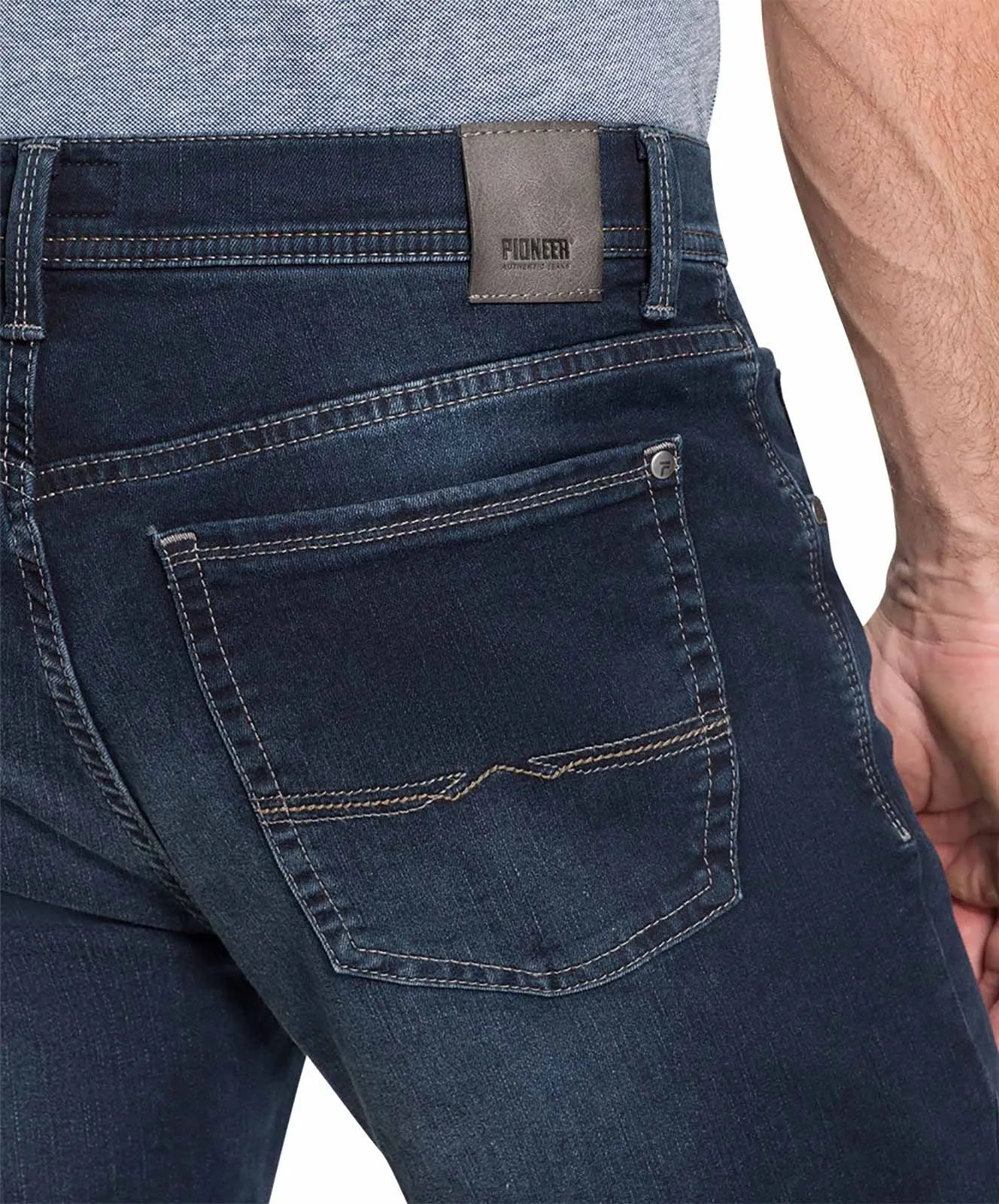 Herren Jeans Rando Megaflex 1680 von Pioneer in Blue/Black Used