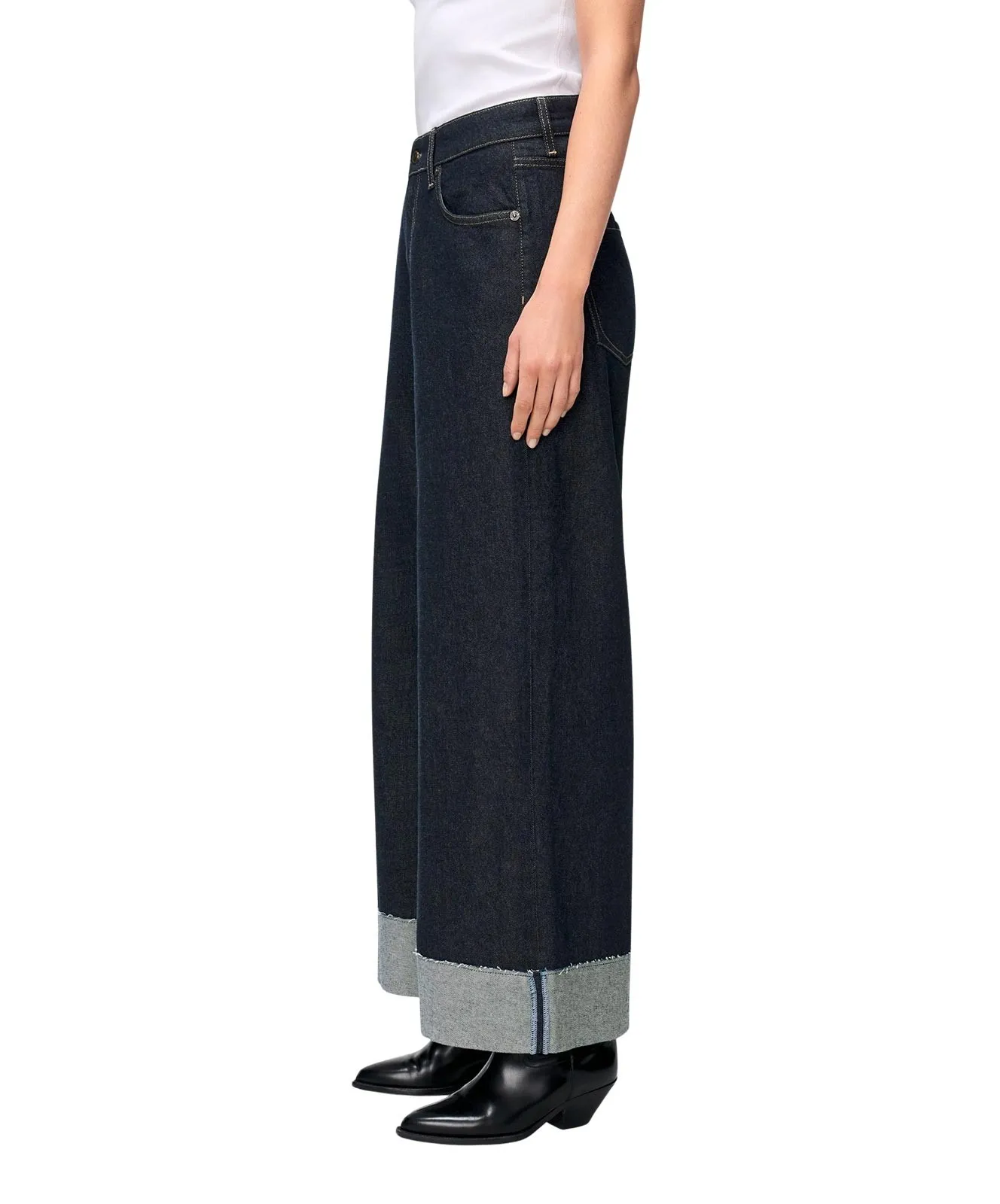 Damen Jeans Nevada Superwide von MAC in Fashion Rinsed