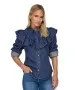 Damen Bluse Indigo von Only in Dark Blue