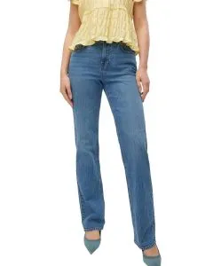 Vero Moda Tessa Jeans in Mittelblau mit Straight Fit