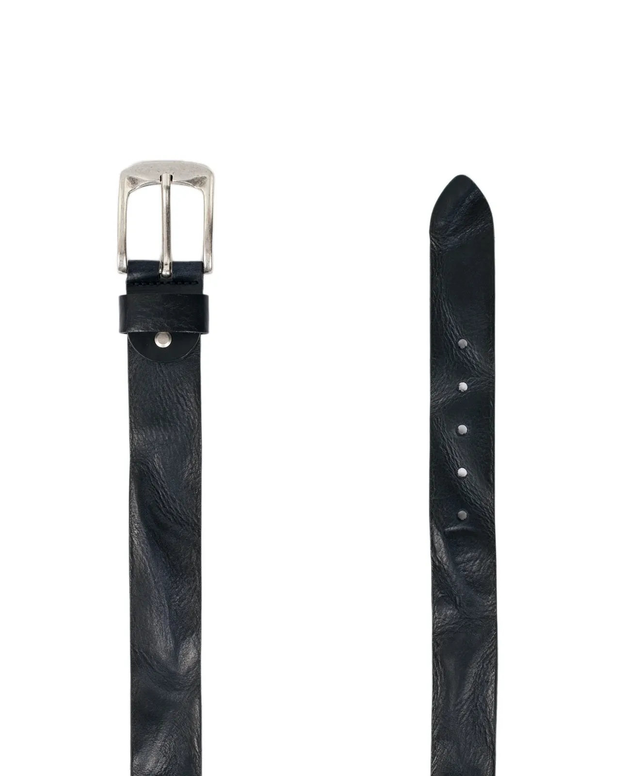 Damen Gürtel 4cm Walklederg.geprägt von Bernd Götz in Dunkelblau