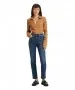Damen Jeans 724 High Waisted Straight von Levis in Blue Wave Dark