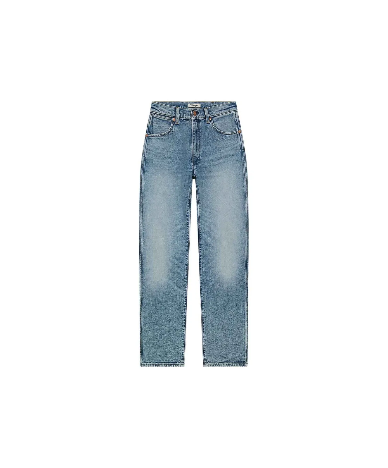 Damen Jeans Straight Sunset von Wrangler in Frosty Silver
