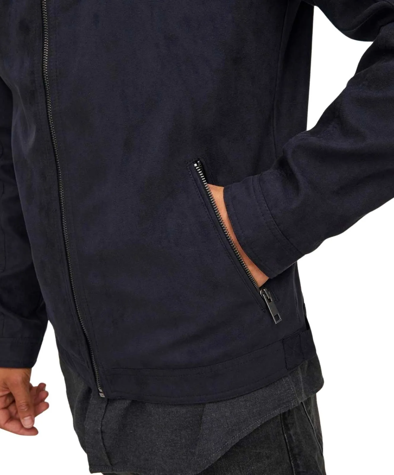 Herren Jacke Rocky von Jack & Jones in Jet Black Fake