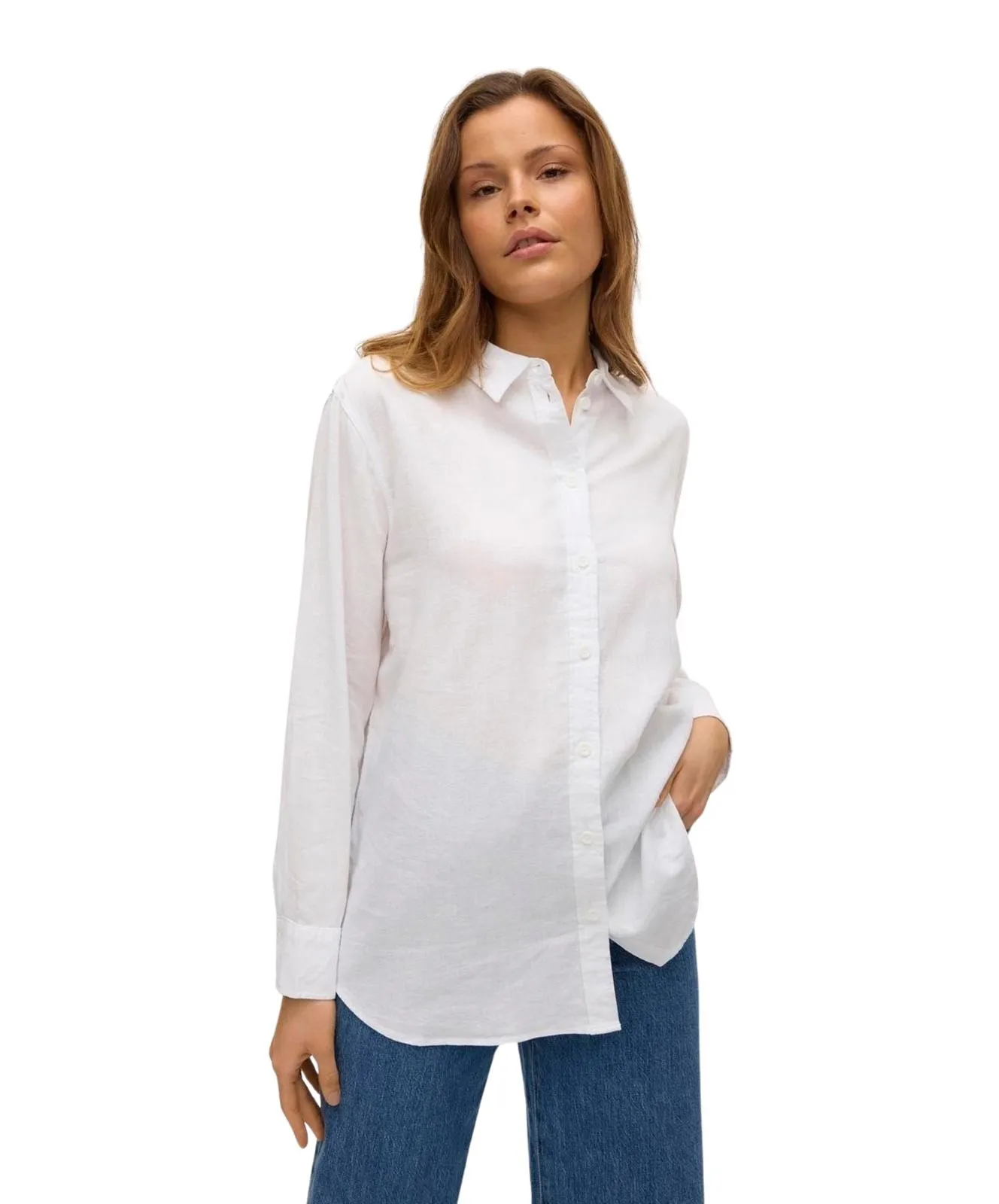 Damen Bluse Linn von Vero Moda in Snow White