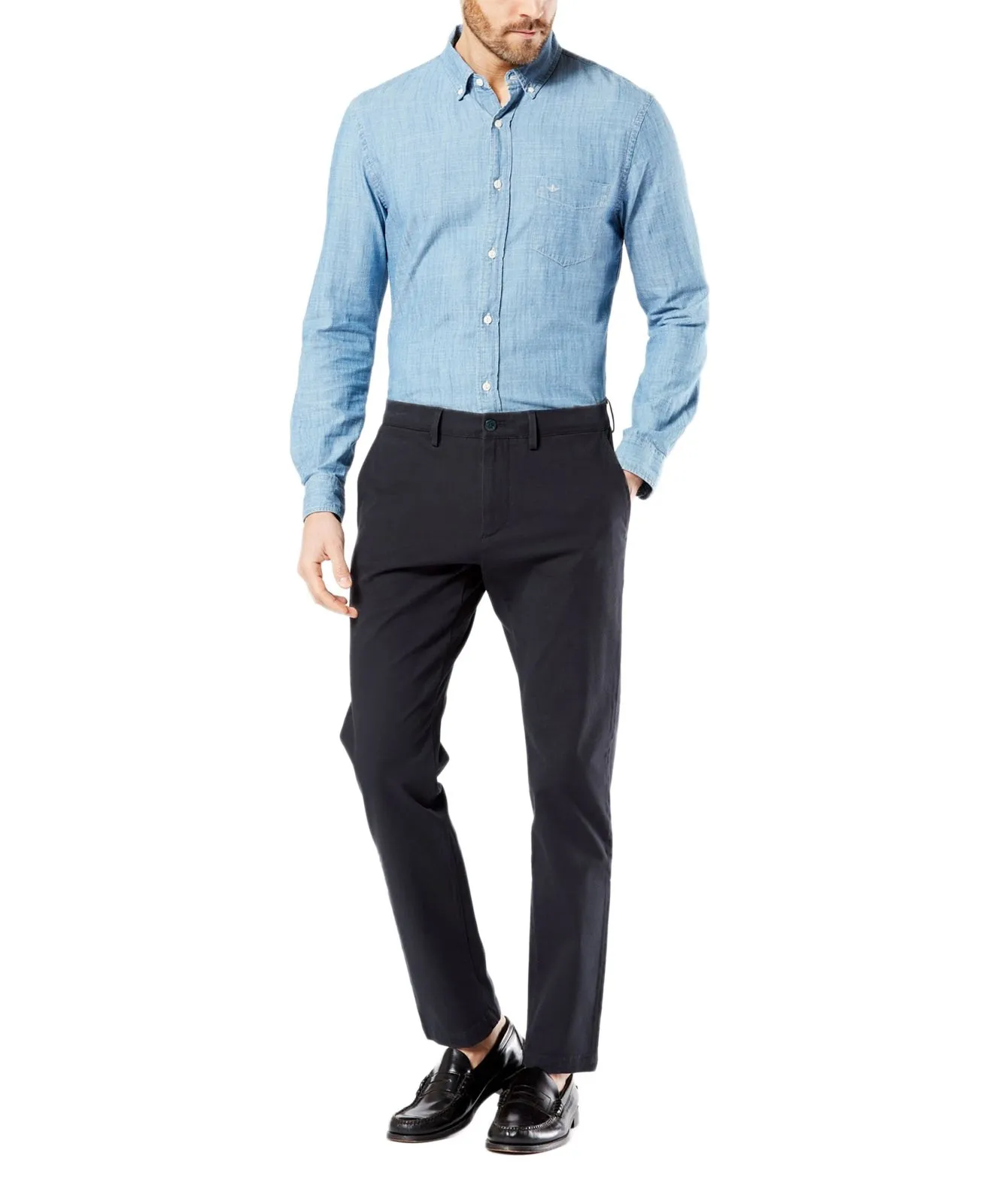 Herren Hose Chino Slim von Dockers in Dockers Navy