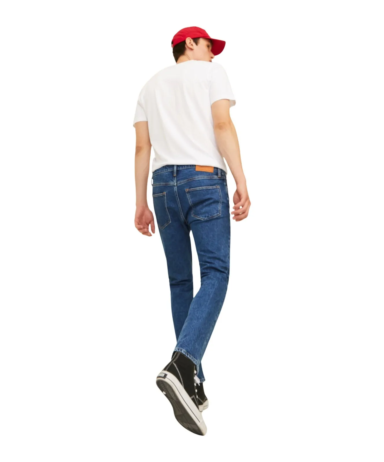 Herren Jeans Clark Evan von Jack & Jones in Blue Denim