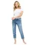 Damen Jeans Darleen Crop TU von Angels in Light Blue Random Used