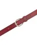 Damen Gürtel 2,5cm Ledergürtel mit Schließe von Mustang in Red