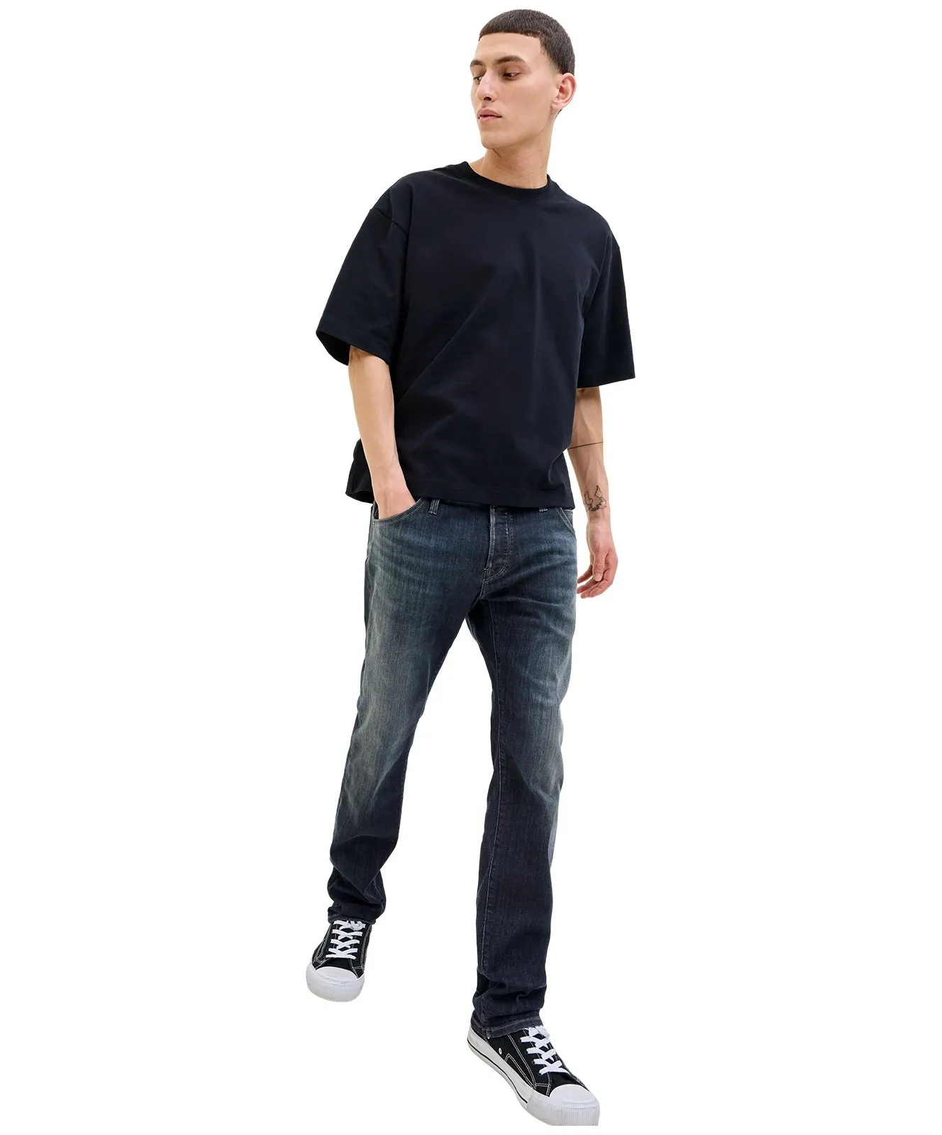 Herren Jeans Glenn Fox von Jack & Jones in Blue Denim