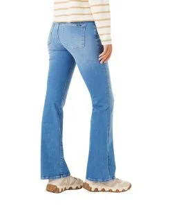 Garcia Celia Jeans Flared mit hoher Taille in Hellblau