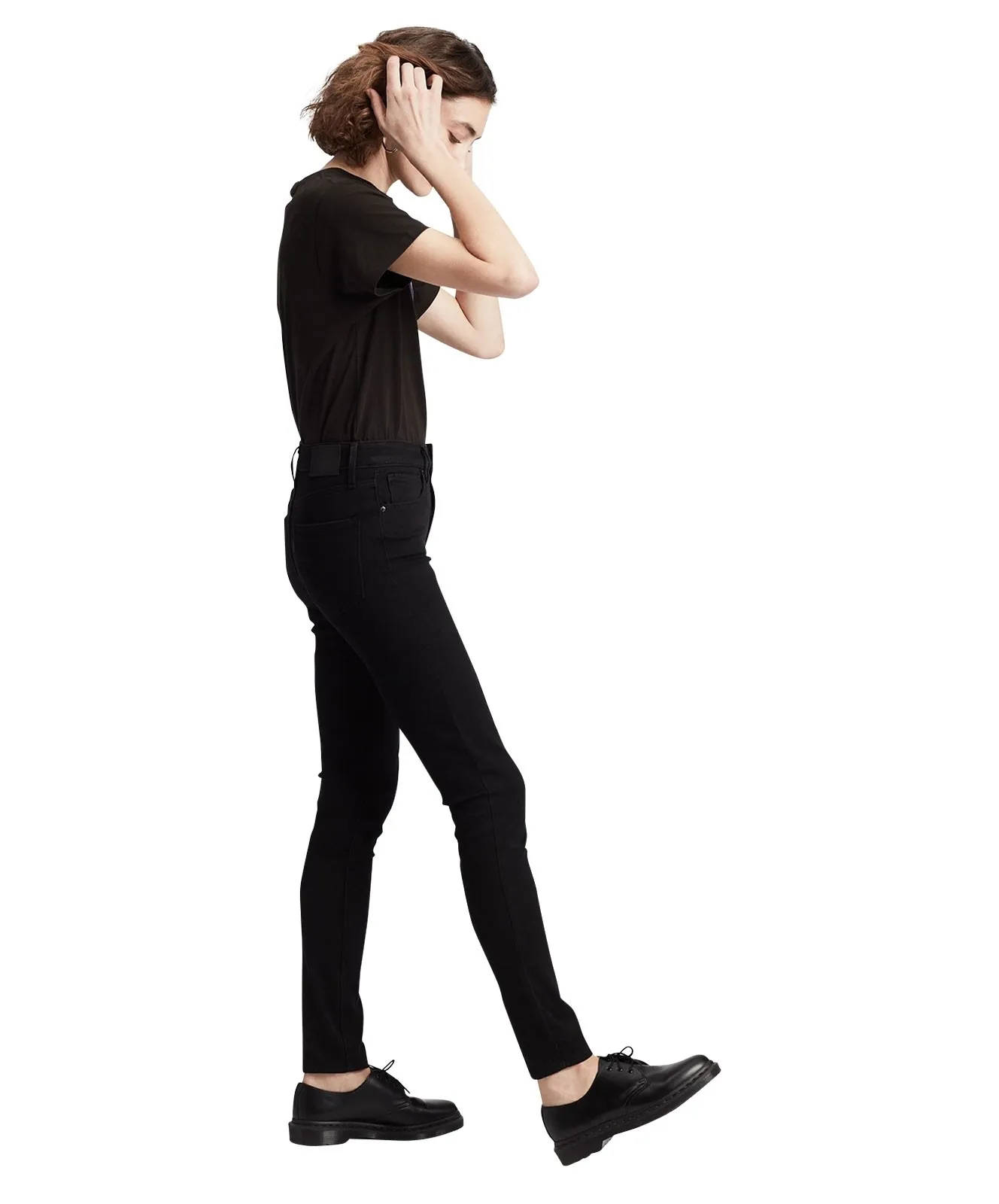 Damen Jeans 721 High Rise Skinny von Levis in Long Shot