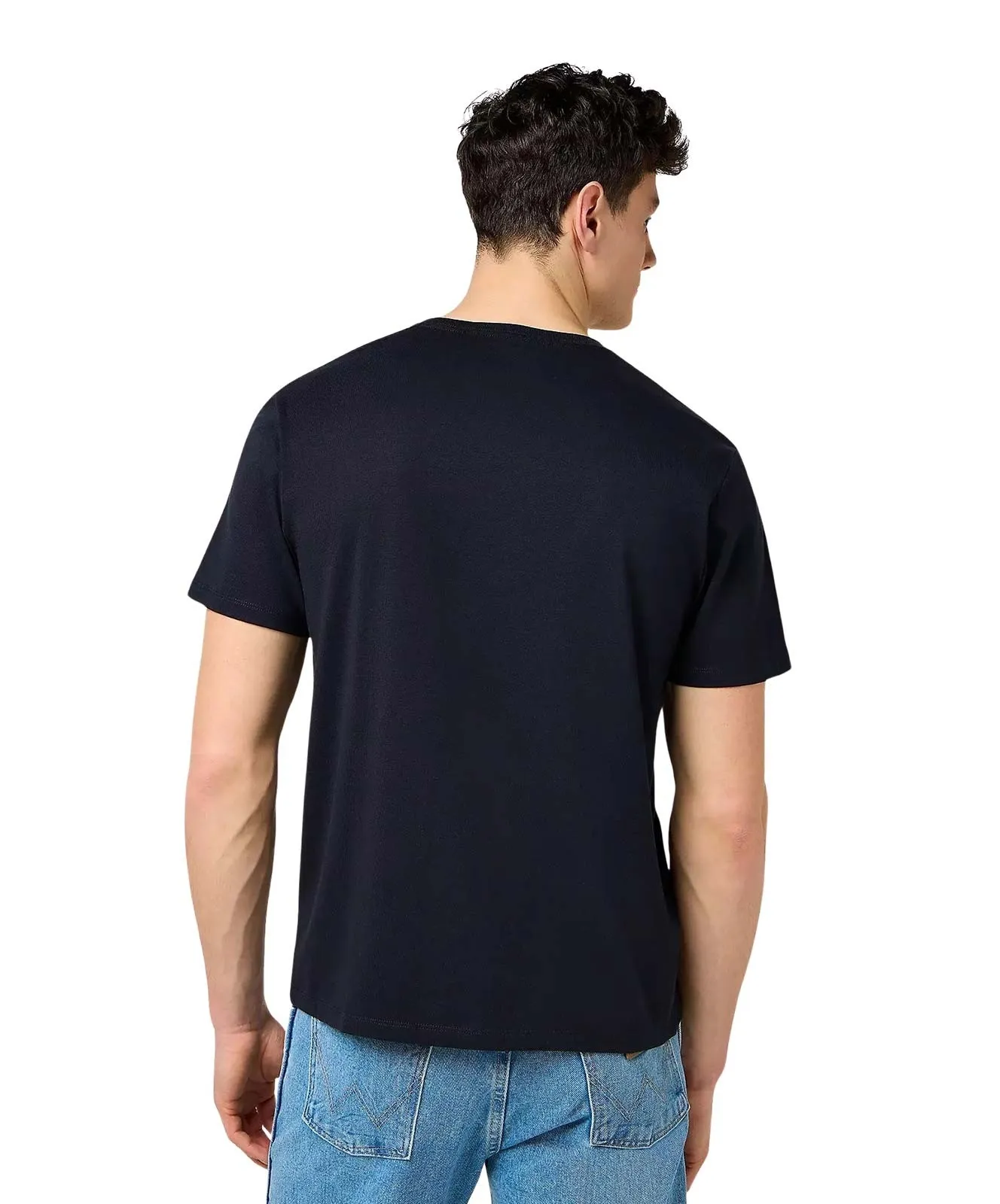 Herren Shirt 3 Pack Tee von Wrangler in White Navy Black
